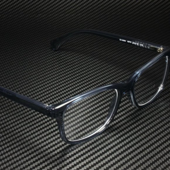 Emporio Armani Women's Transparent Blue Eyeglasses - Picture 3 of 4